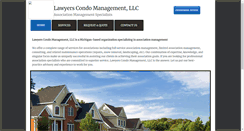 Desktop Screenshot of lawyerscondomgmt.com