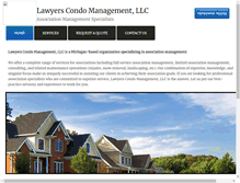 Tablet Screenshot of lawyerscondomgmt.com